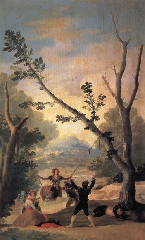 Francisco Goya The Swing oil painting image